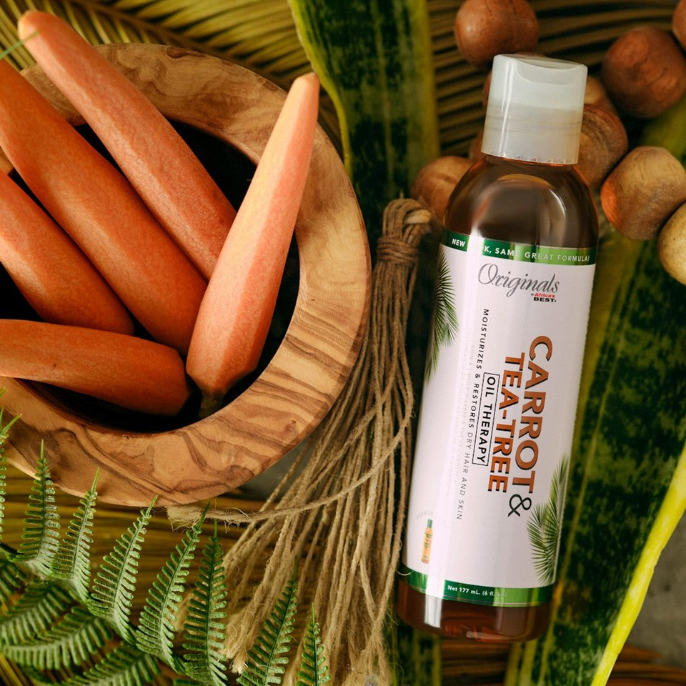 Originals Carrot & Tea-Tree Oil Moisturizing Therapy for Hair & Skin – Pack of 2