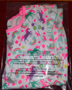 NWT Bobbie Brooks Unicorn Dress - Cotton-Blend, Pink Trim, Sizes XS–M