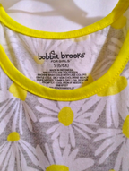 NWT Bobbie Brooks Daisy Print Dress - Gray & Yellow, XS, S, M