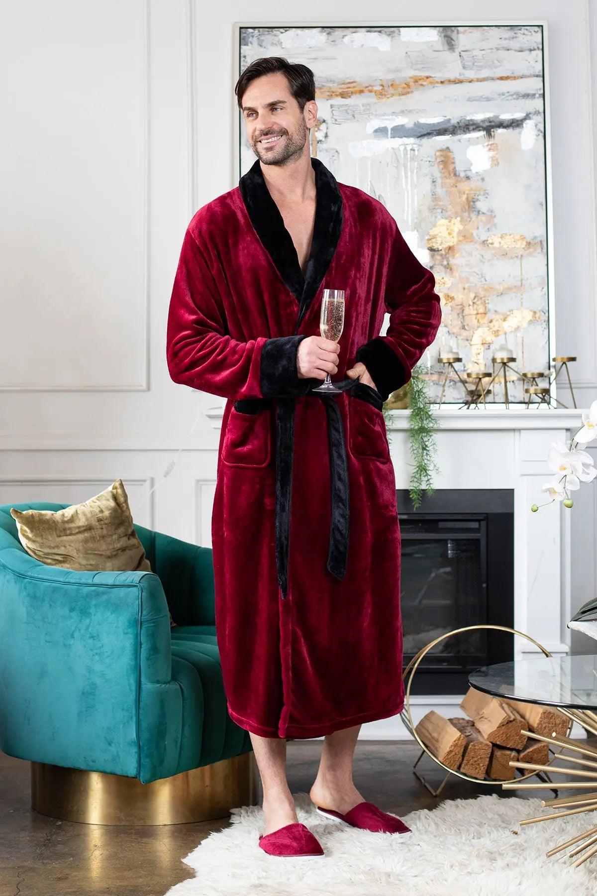Cozy Mens Plush Robes – Built for Comfort, Designed to Last - GreatSpace Discounts