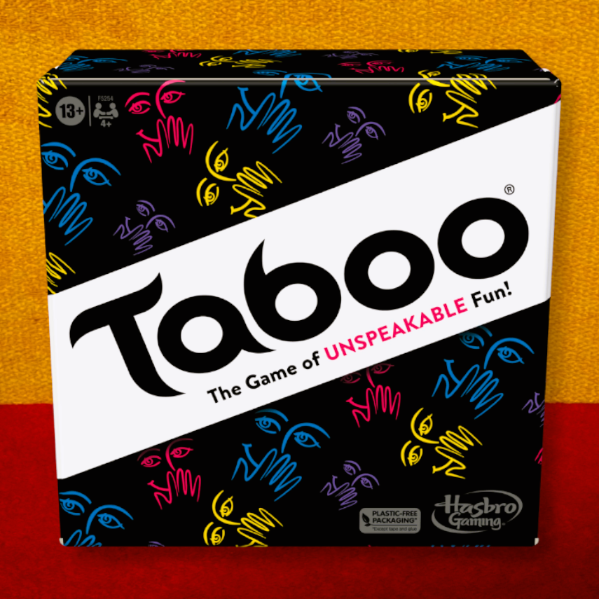 Hasbro Taboo – The Party Word-Guessing Game for Fun Nights