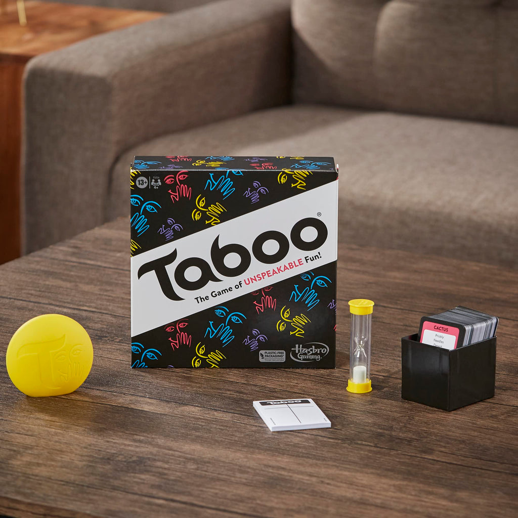 Hasbro Taboo – The Party Word-Guessing Game for Fun Nights