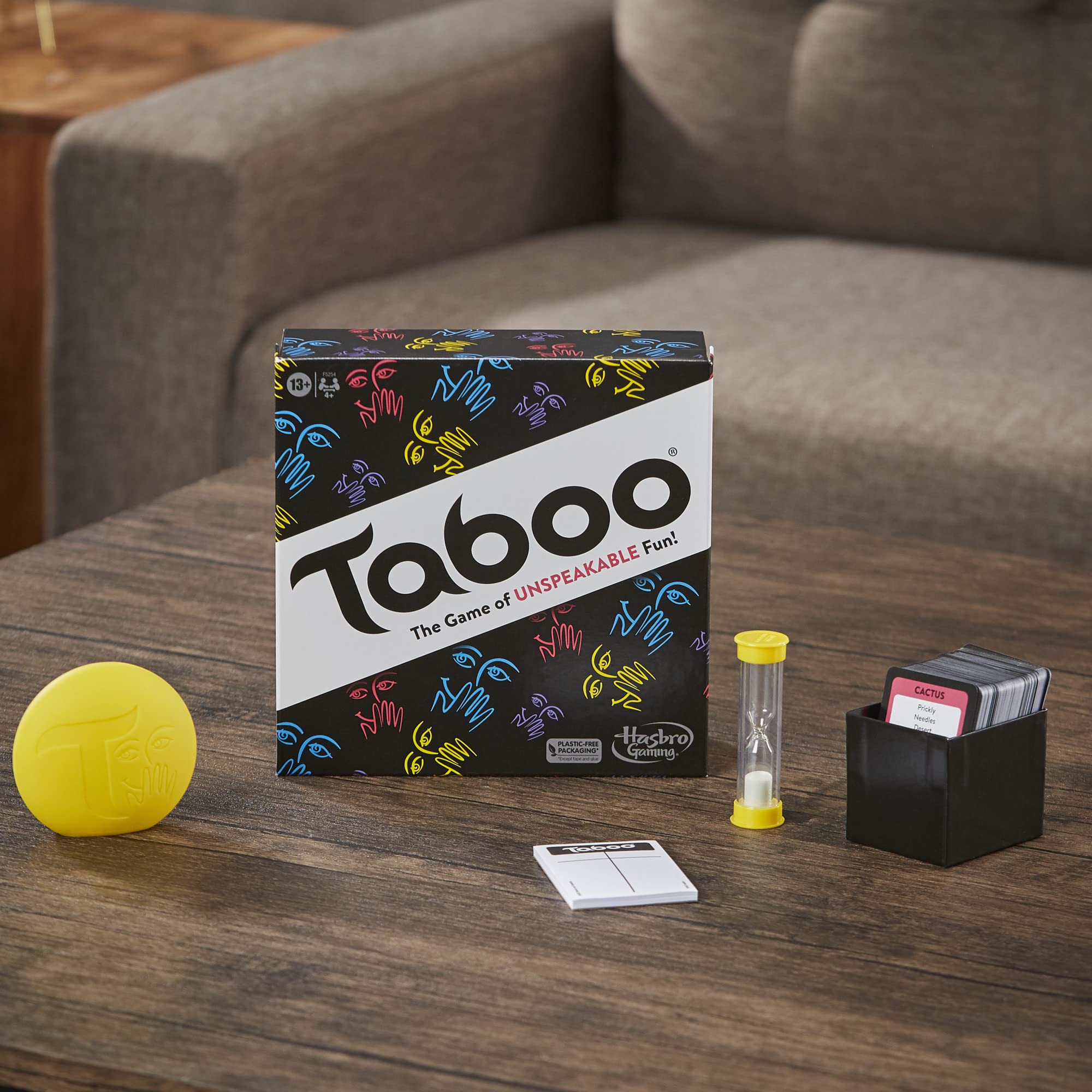 Hasbro Taboo – The Party Word-Guessing Game for Fun Nights