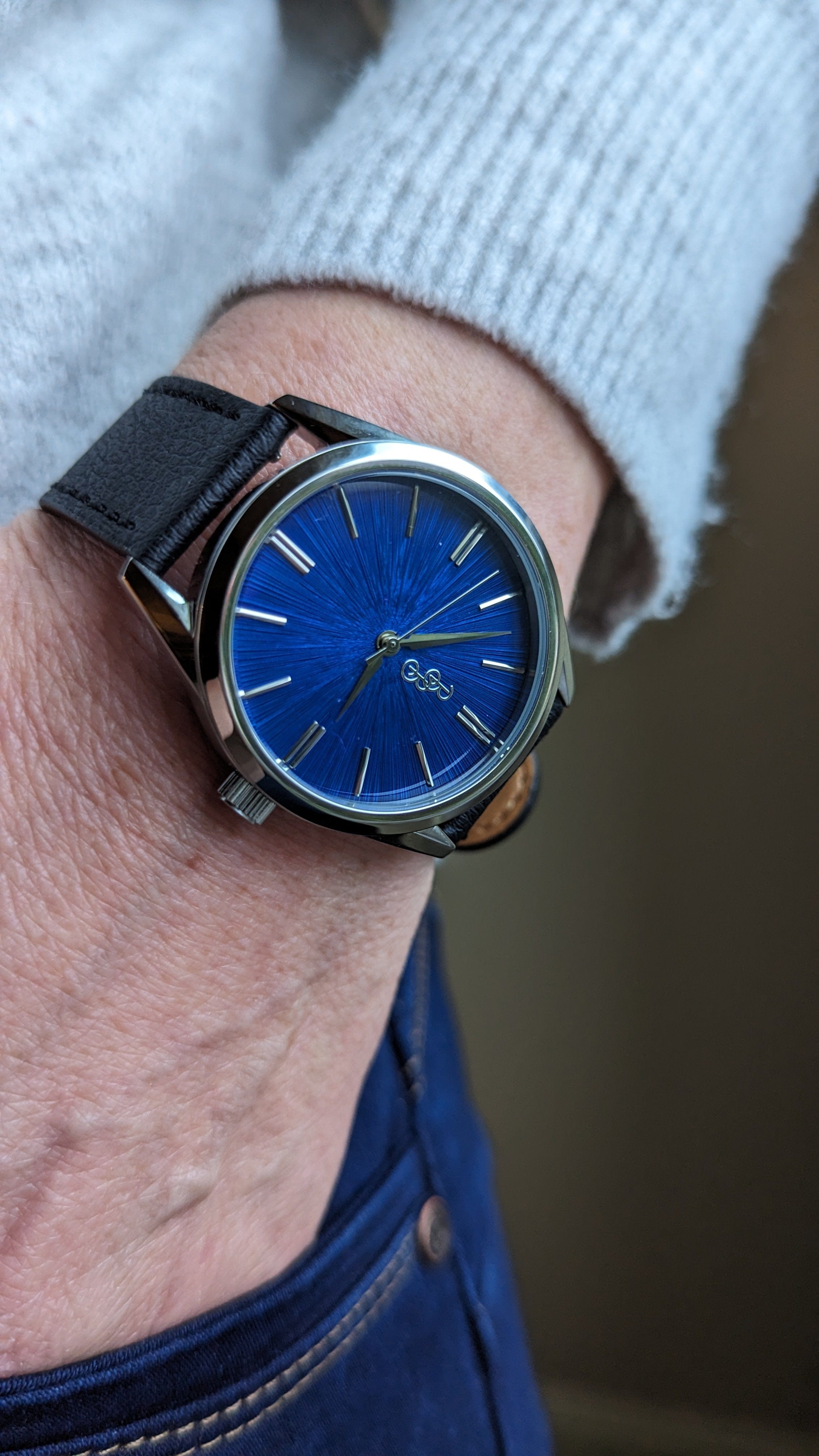 Blue Sunburst Watch - GreatSpace Discounts