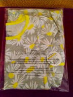 NWT Bobbie Brooks Daisy Print Dress - Gray & Yellow, XS, S, M