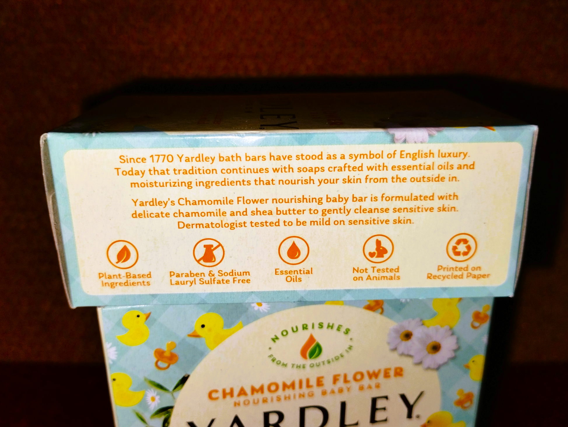 Yardley London Chamomile Flower Soap Bar 3-Pack Bundle