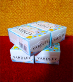 Yardley London Chamomile Flower Soap Bar 4-Pack Bundle